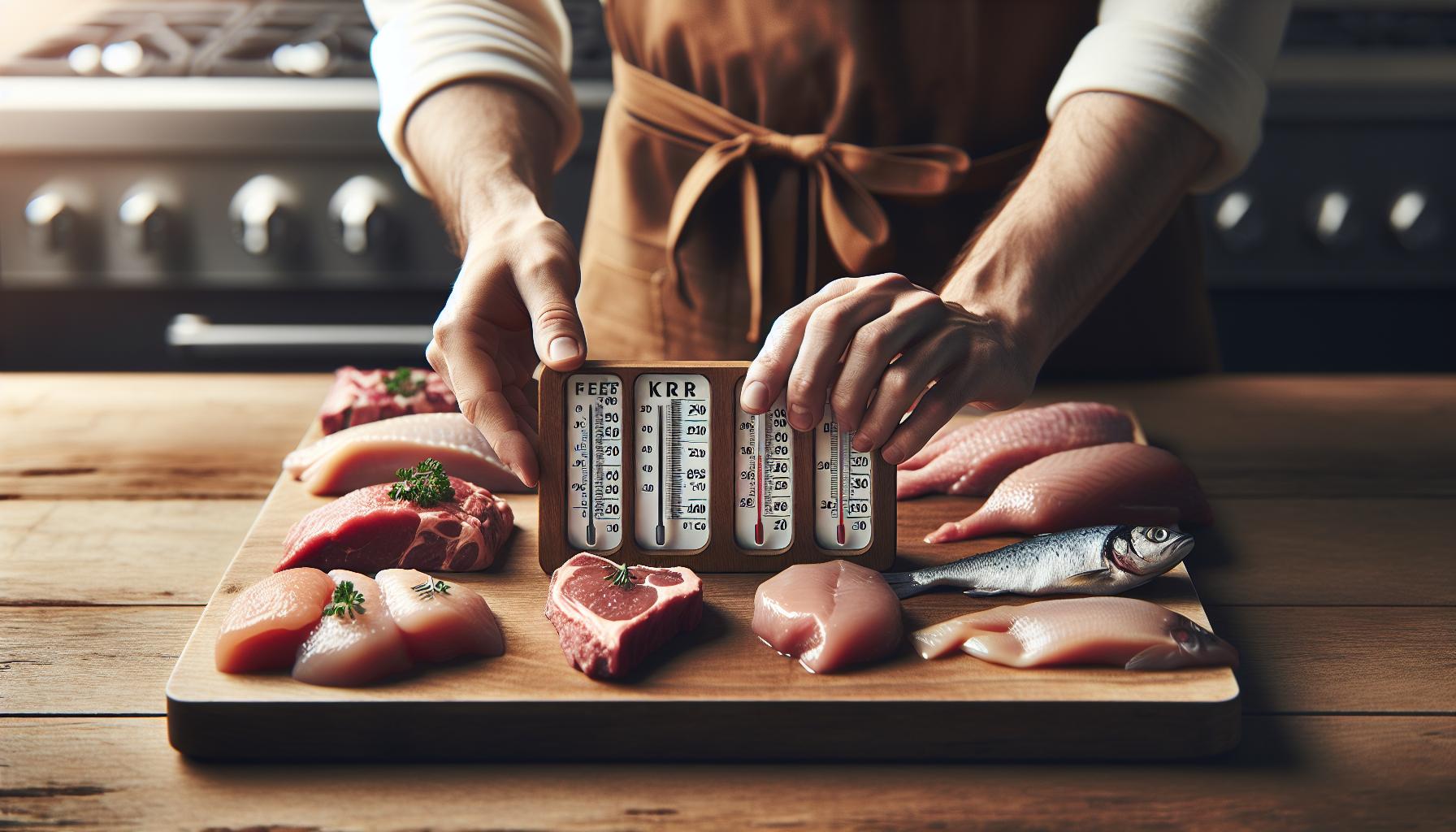 Bezpečné teploty pro různé druhy masa