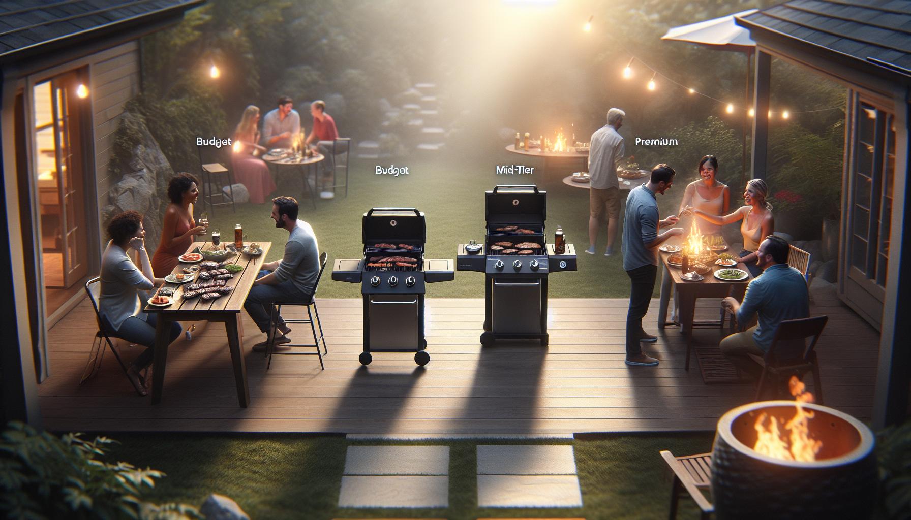 Cenové kategorie grilů: Co očekávat