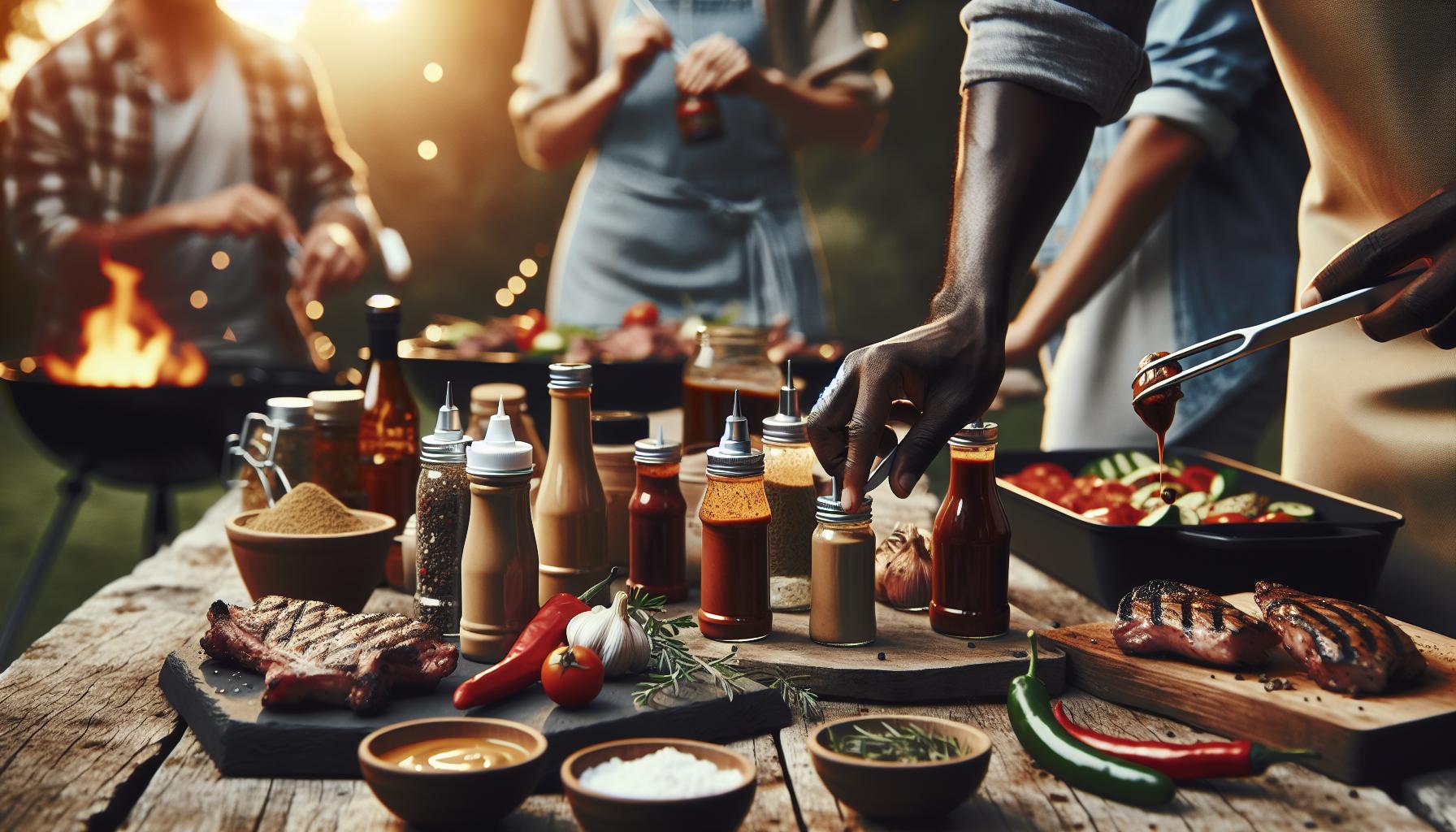 Doplňky pro grilování: Koření a omáčky