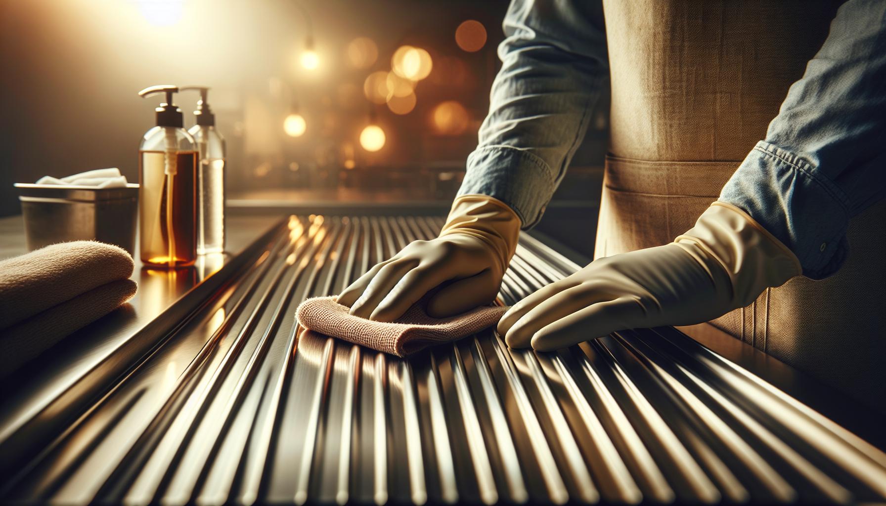 Údržba a čištění nerezového roštu