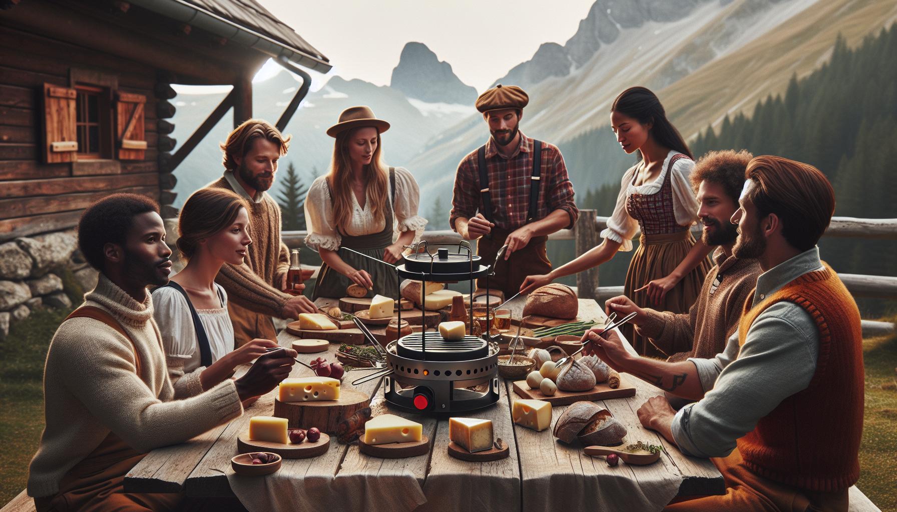 Historie a původ raclette grilování