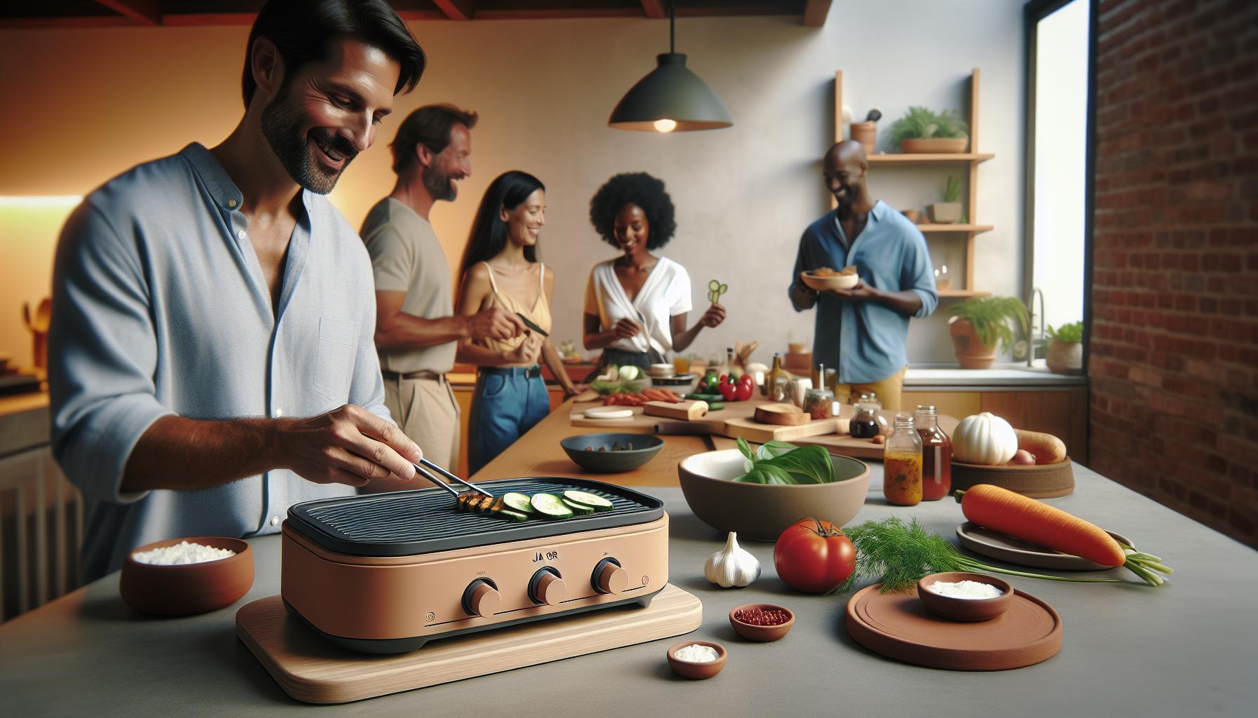 Jak funguje stolní terracota gril JATA GR 559?