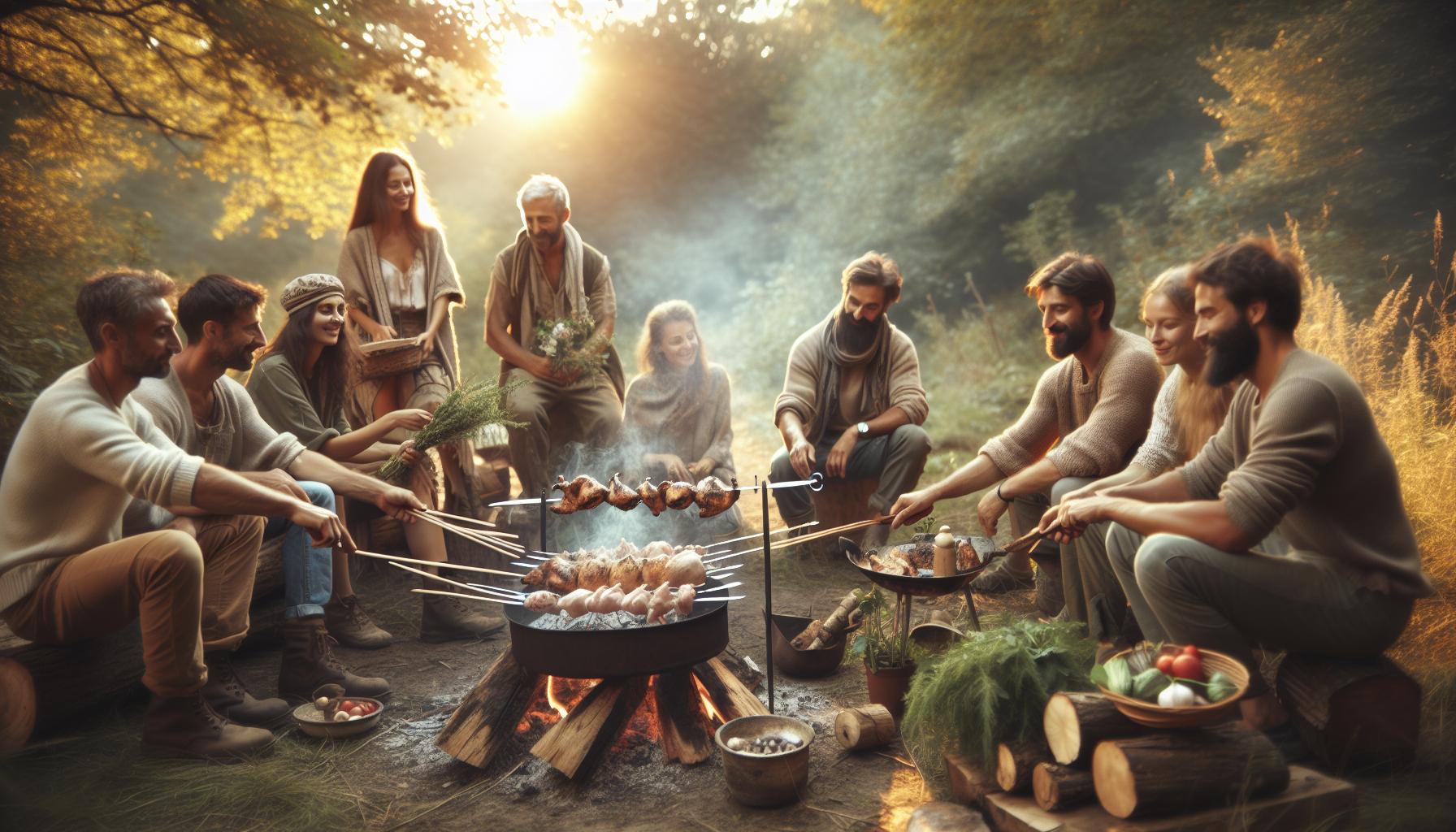 Jak grilovat kuře na ohni: návrat k tradičním metodám