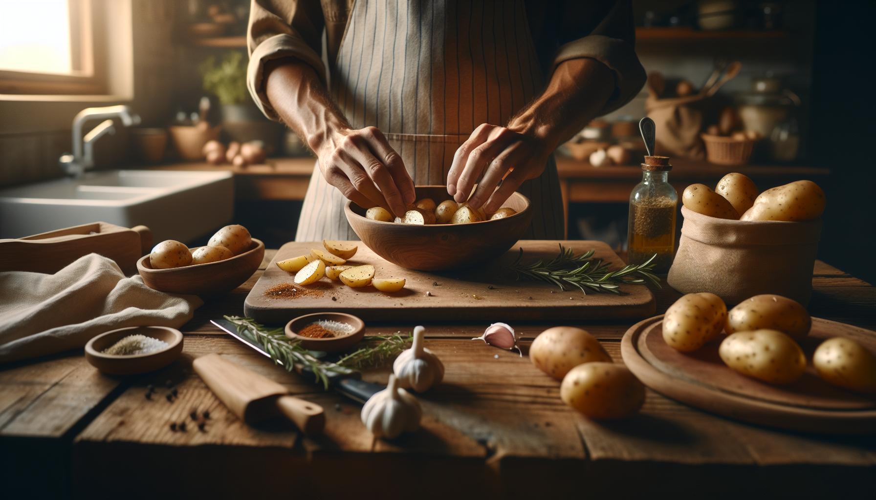 Jak marinatovat brambory pro grilování