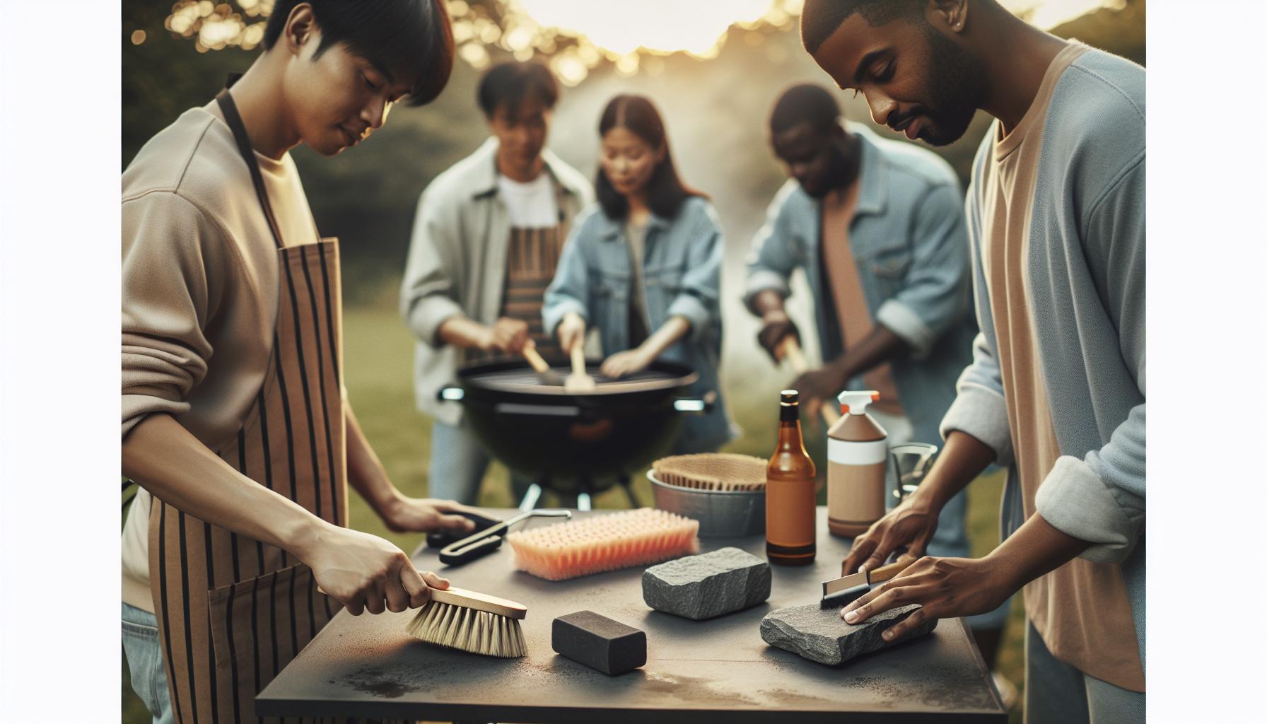 Jaké nástroje potřebujete k vyčištění kamenů na grilování?