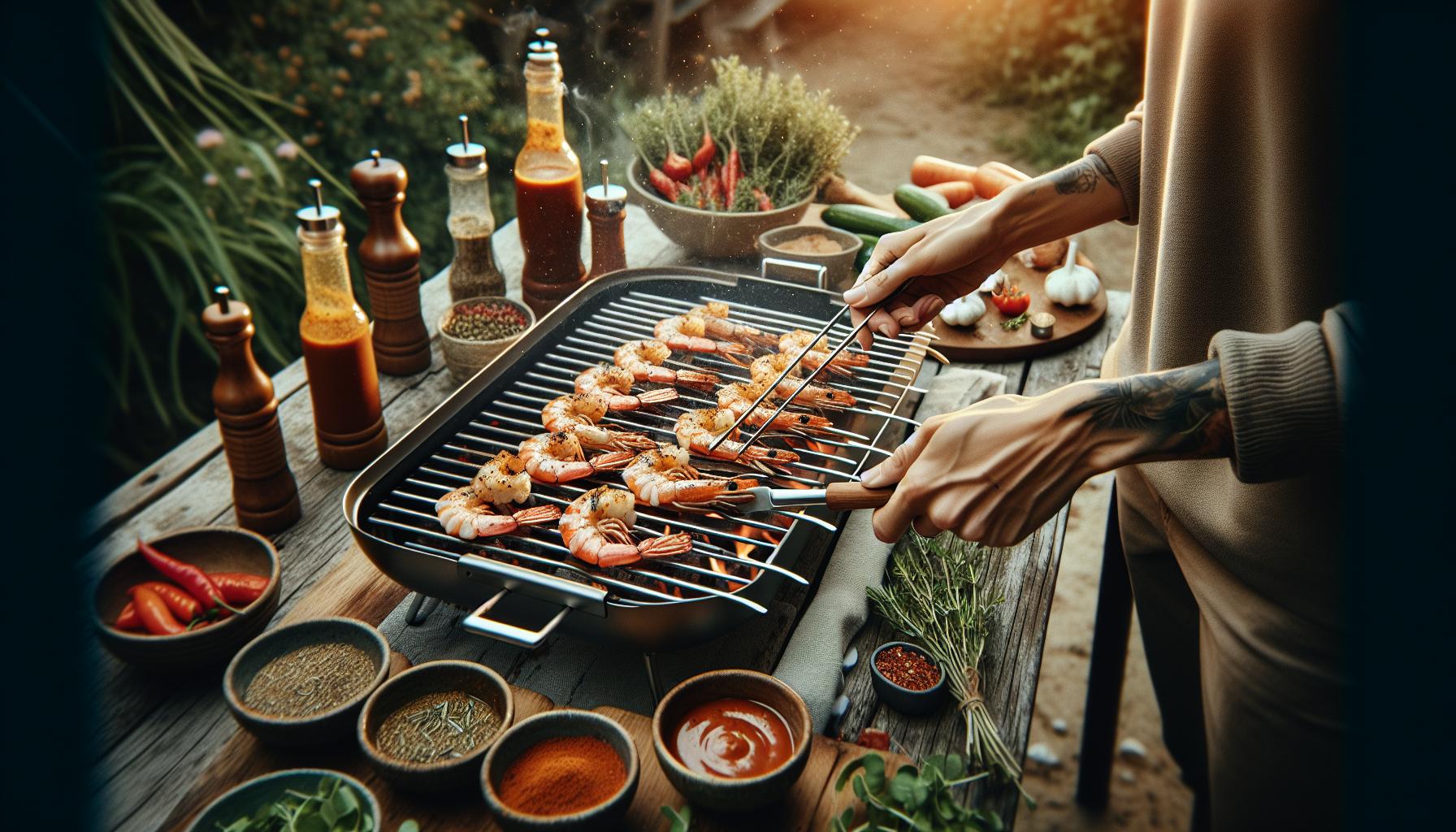 Jak udělat krevety na grilu: pikantní a šťavnaté