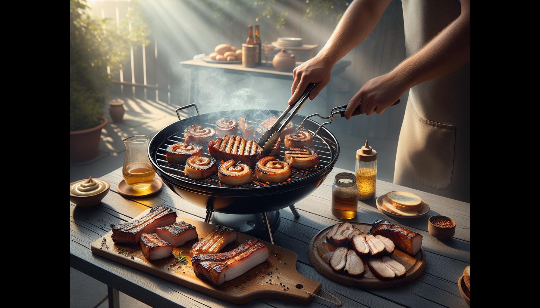 Jak udělat krkovici na grilu: nejoblíbenější české maso