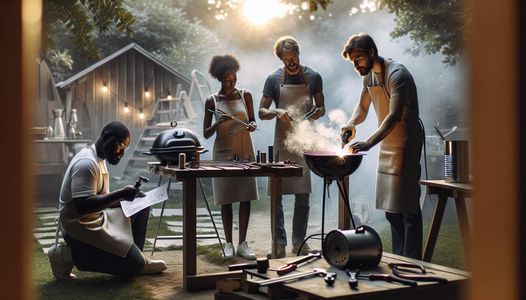 Jak si vyrobit gril: ze šrotu za tisícovku