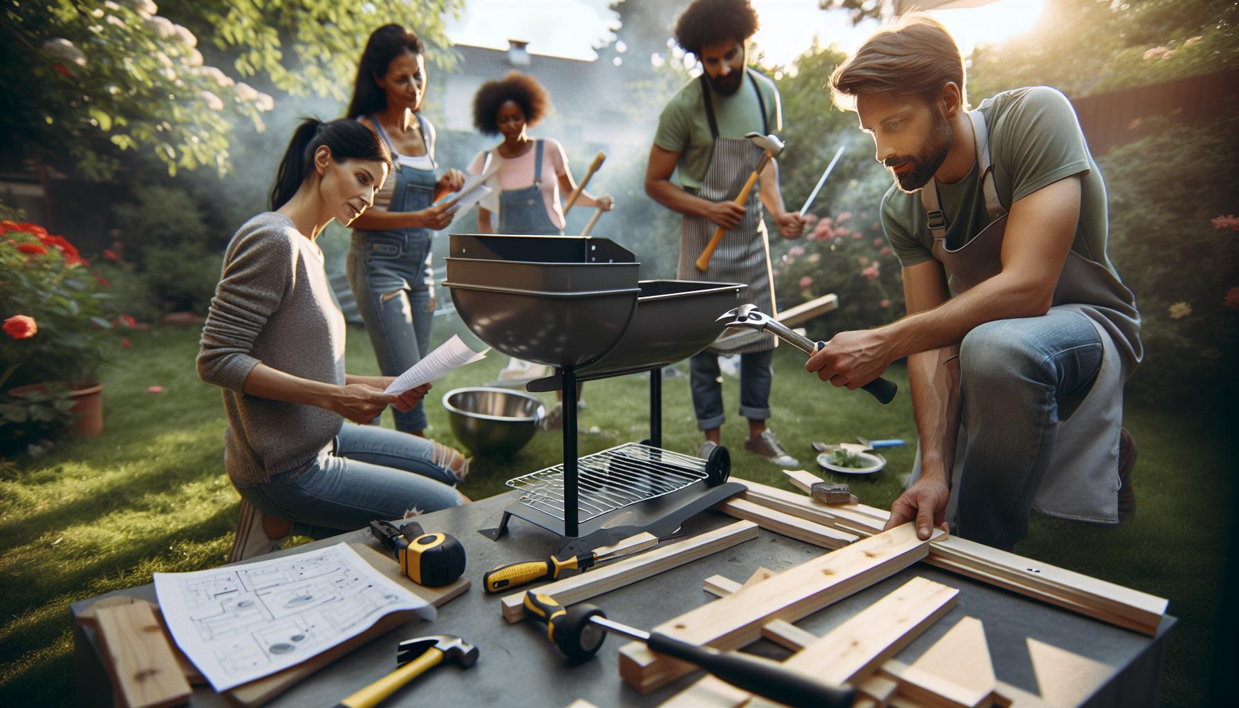 Krok za krokem: Jak postavit zahradní gril