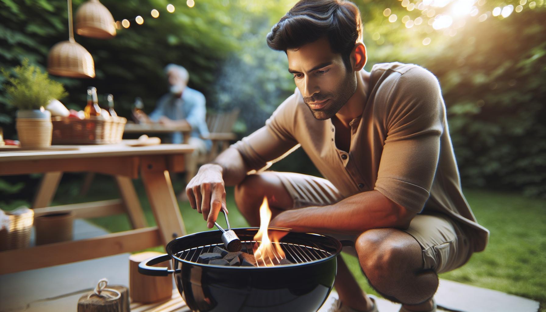 Krok za krokem: Zapalování grilu s pomocí zápalných pomůcek