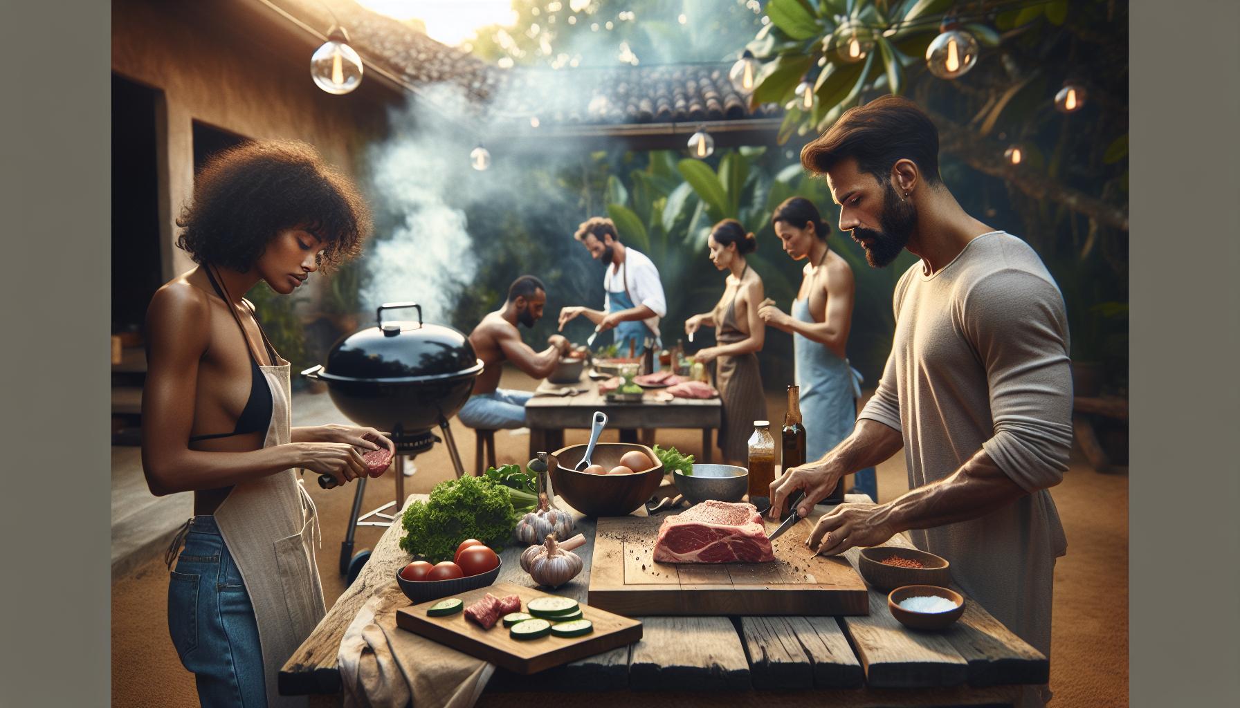 Kroky k přípravě a grilování hovězího steaku