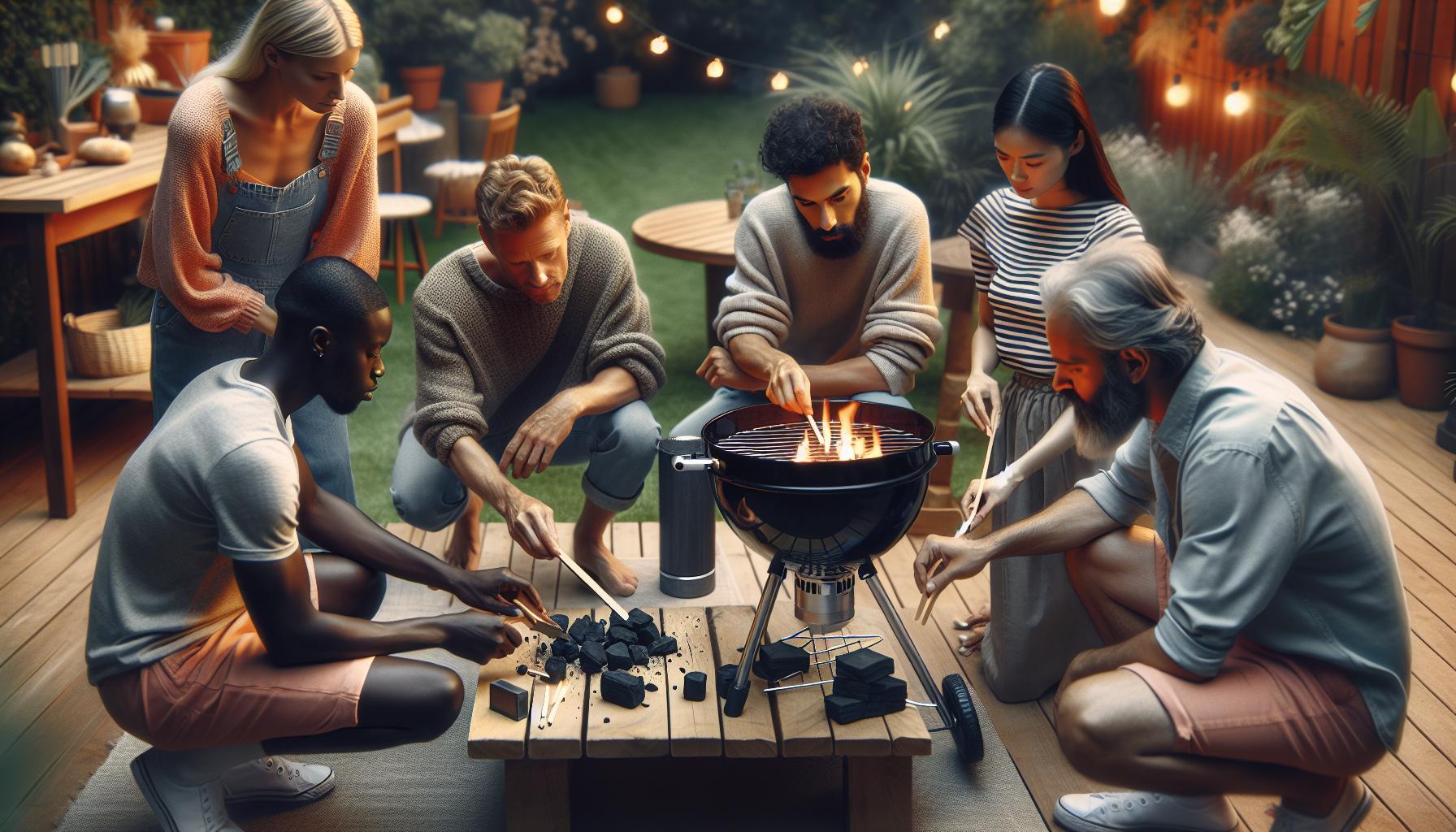 Nejlepší techniky zapalování grilu na dřevěné uhlí