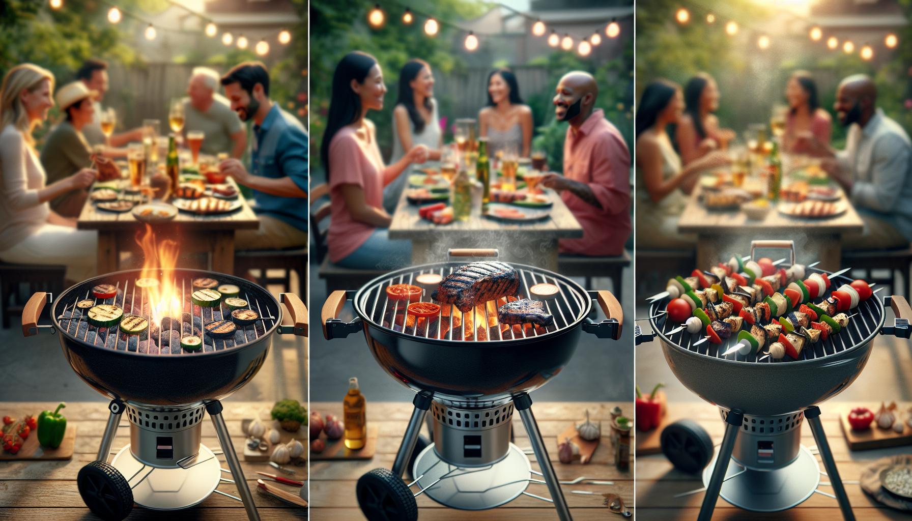 Přehled různých typů grilování: uhlí, plyn a elektrika