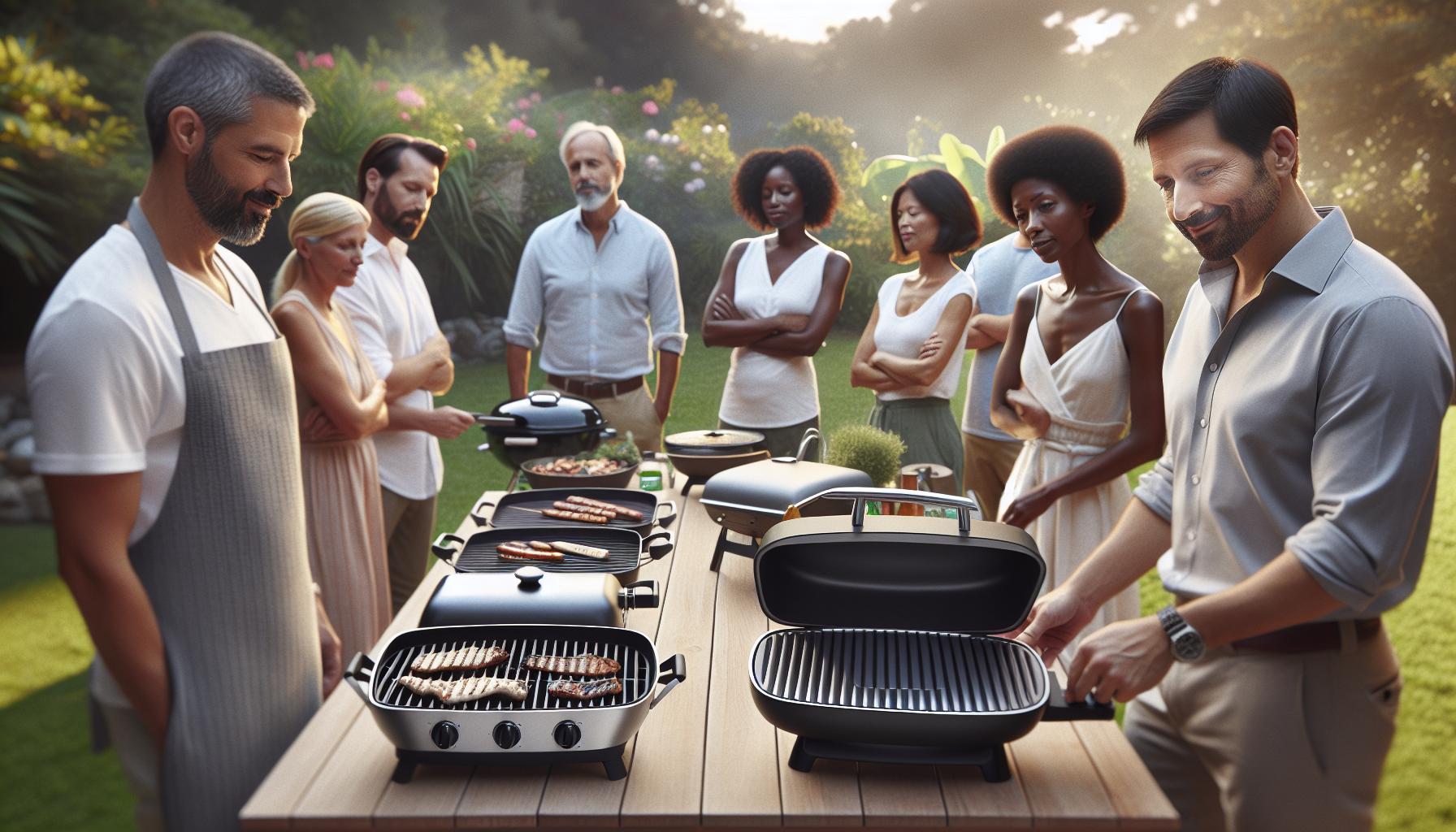 Porovnání s konkurencí: Jiní stolní grily na trhu