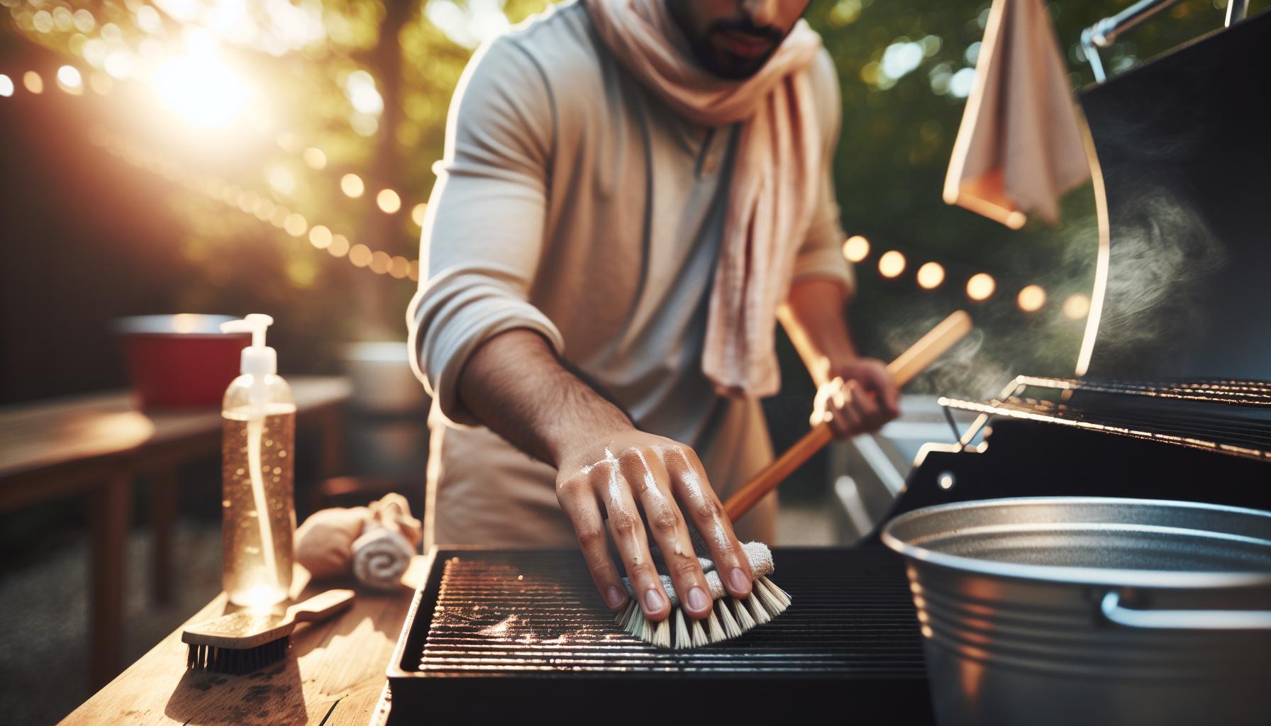 Příprava grilu: Údržba a čištění před roztopením