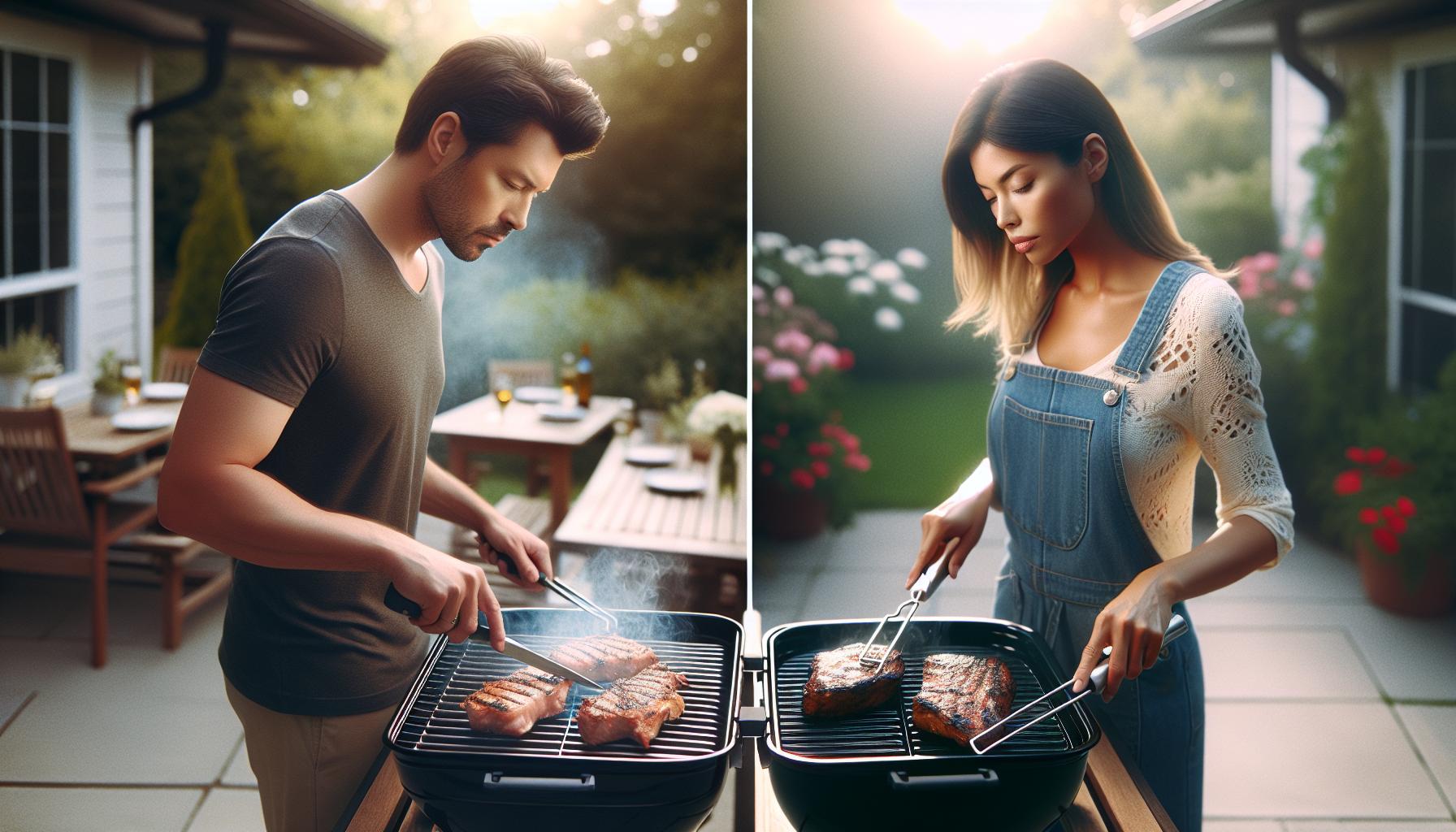Různé metody grilování panenky: Plynový vs. uhelný gril