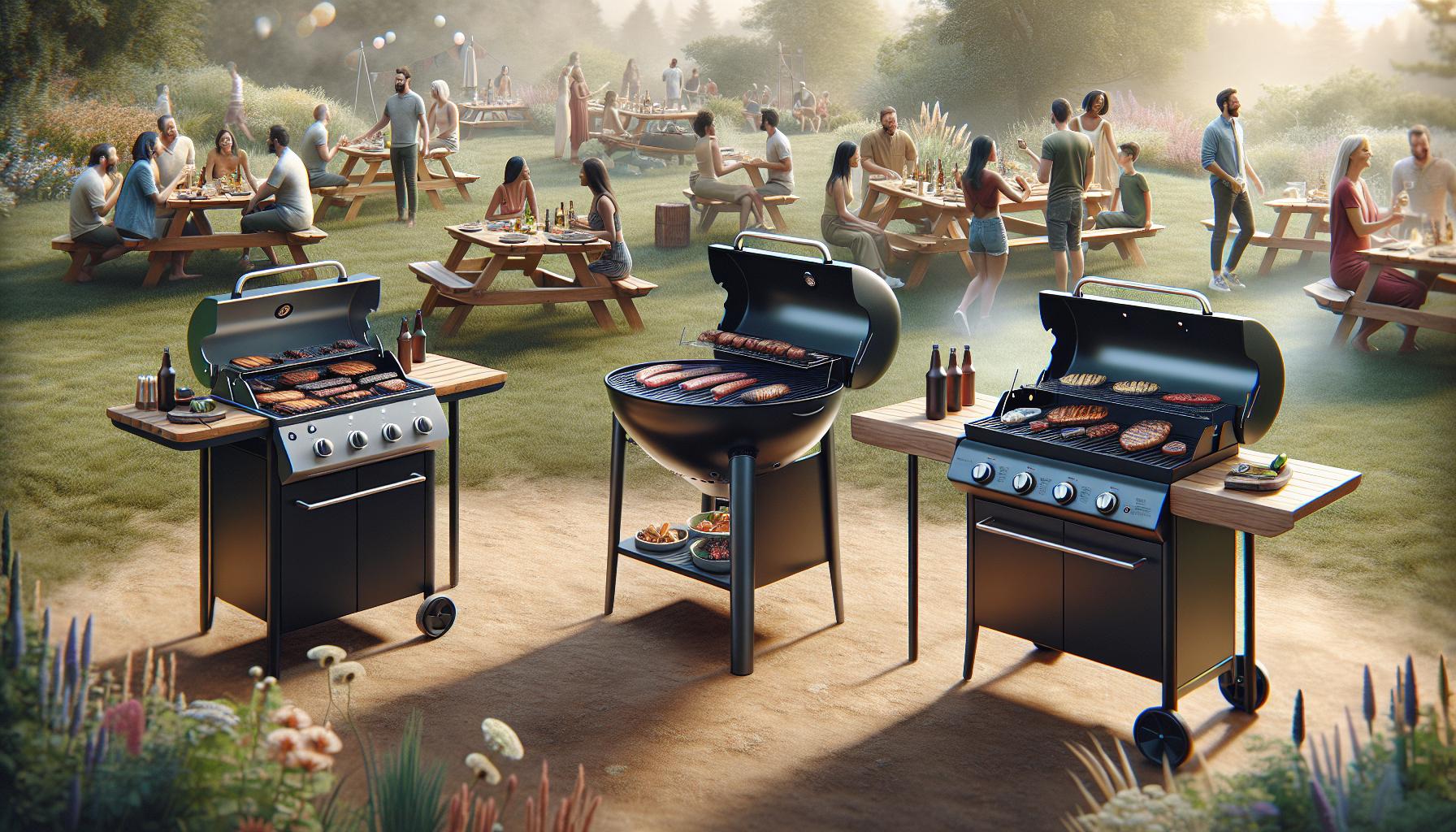 Typy grilů: Charcoal, plynový a elektrický