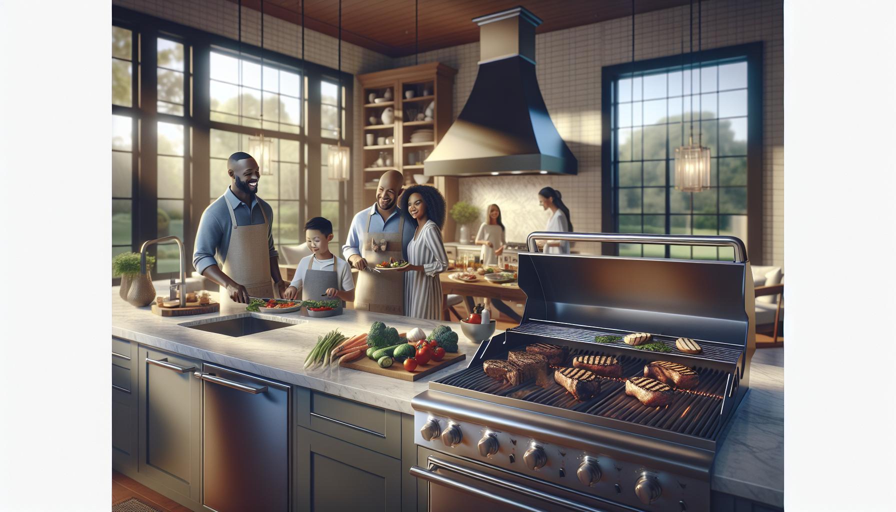 Výhody profesionálních grilů pro domácí kuchyně