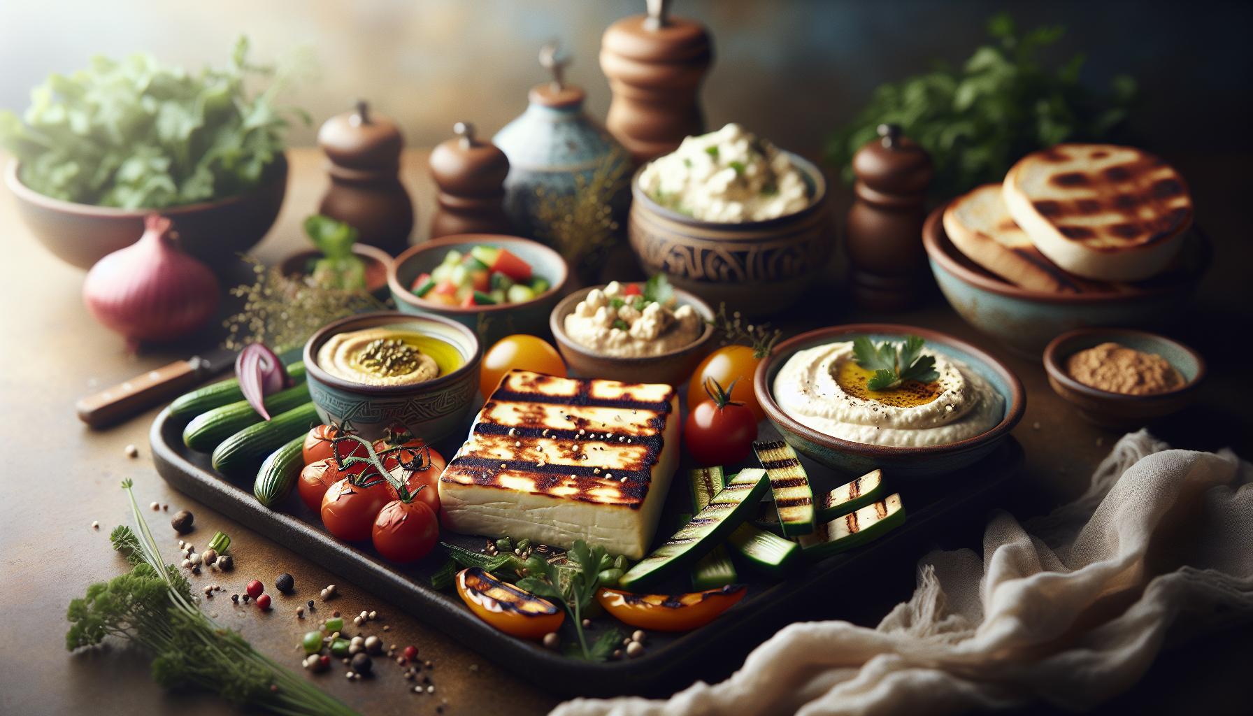 Doporučené přílohy k grilovanému halloumi