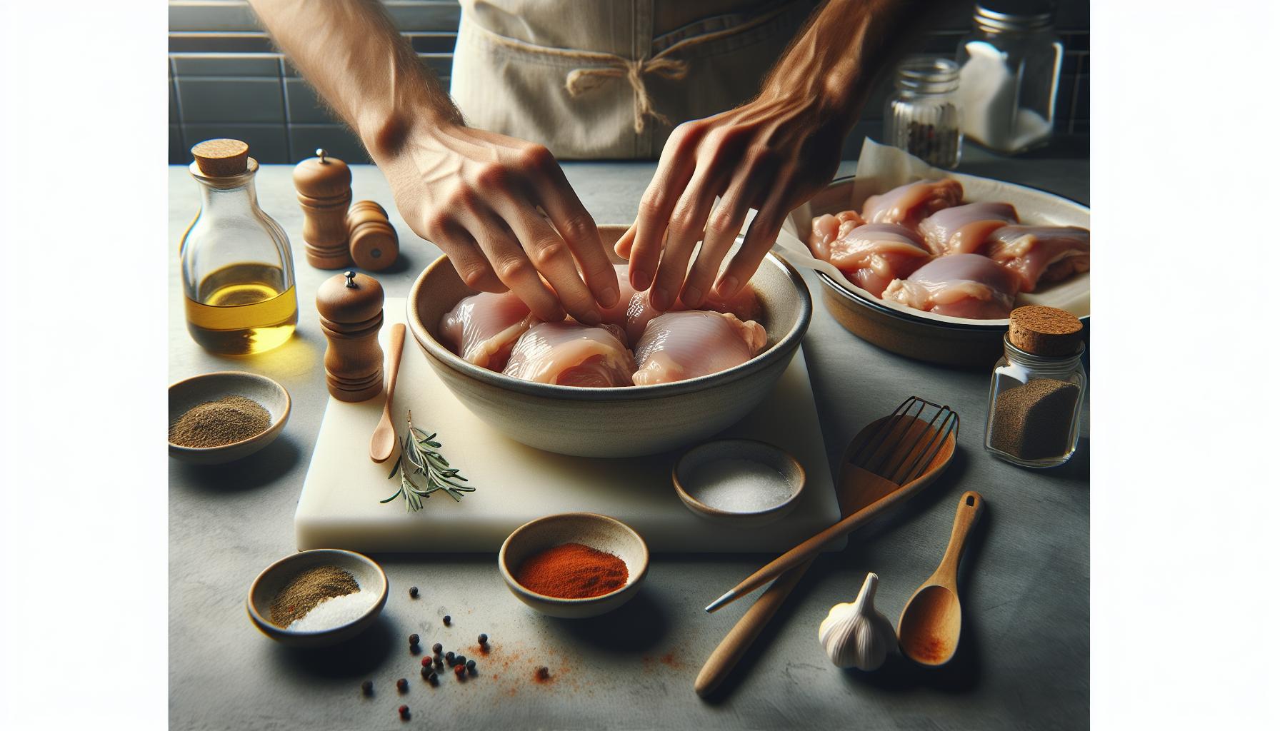 Jak naložit kuřecí stehna na gril: šťavnaté maso zaručeno 2 Krok za krokem: Marinování kuřecích stehen