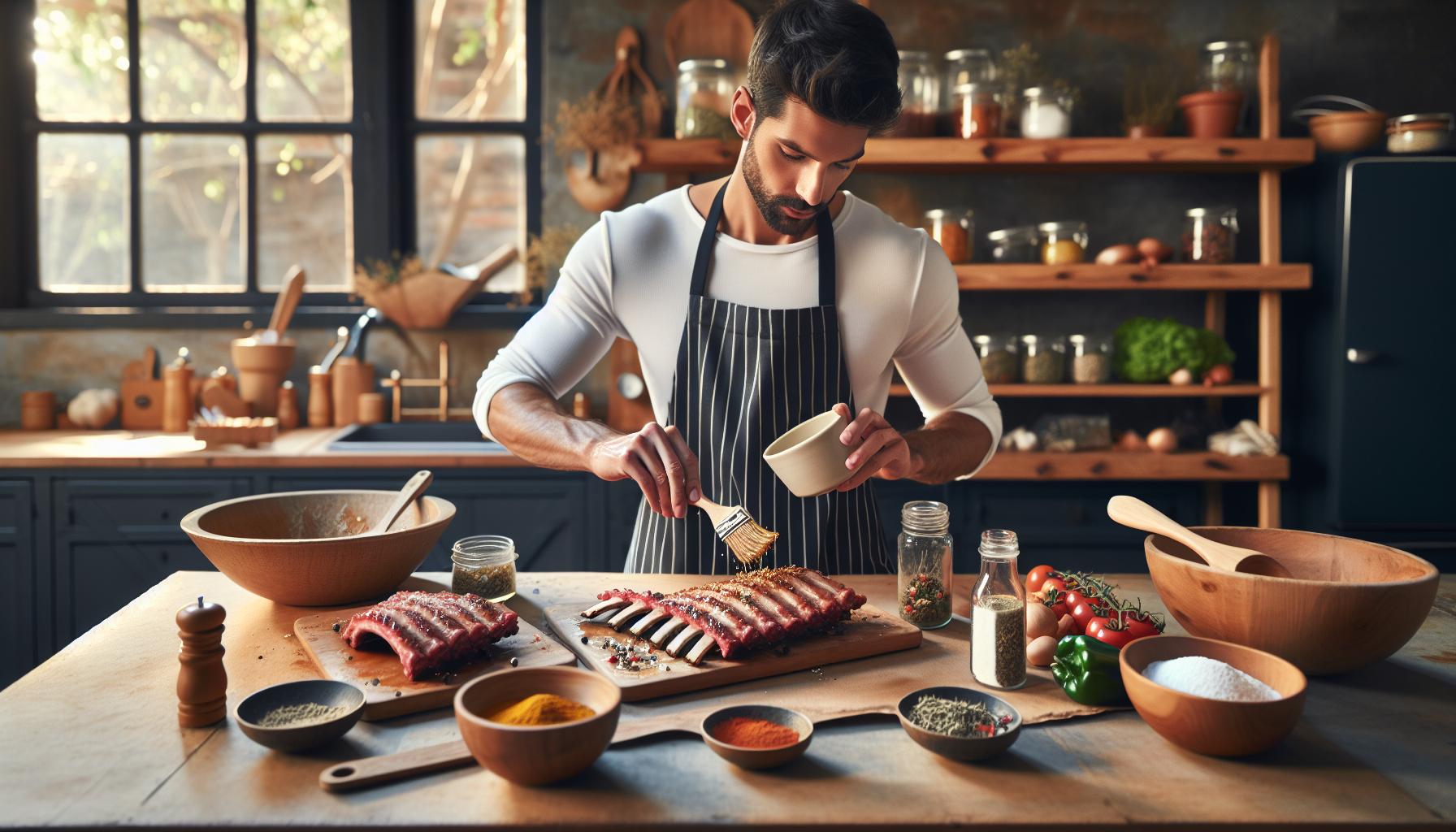 Jak udělat žebra na grilu: jak z amerického BBQ 2 Marinování a koření: Tajemství chutných žeber