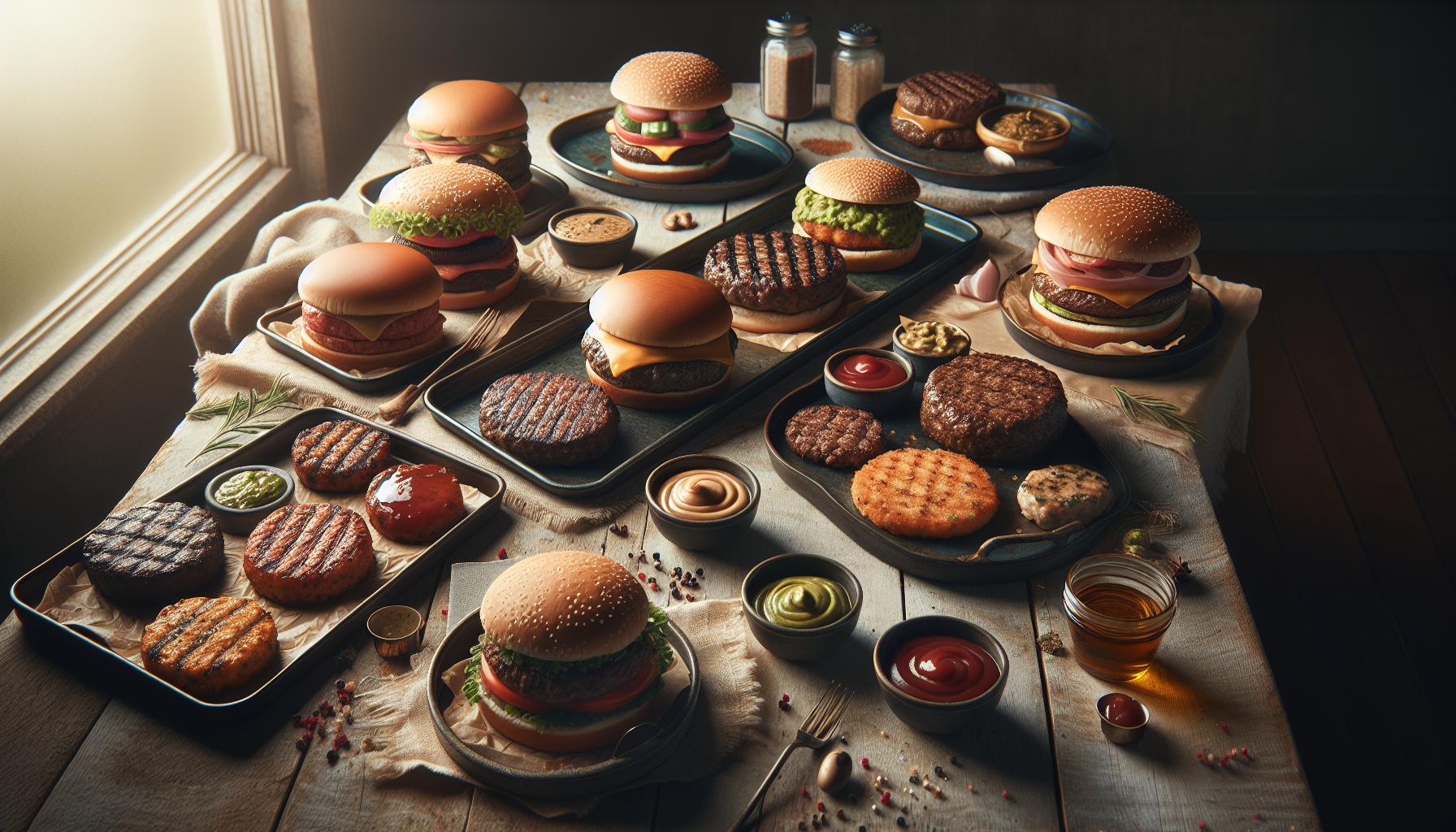 Jak udělat hamburger na grilu: americká klasika 1 Typy hamburgerových placiček pro každý vkus